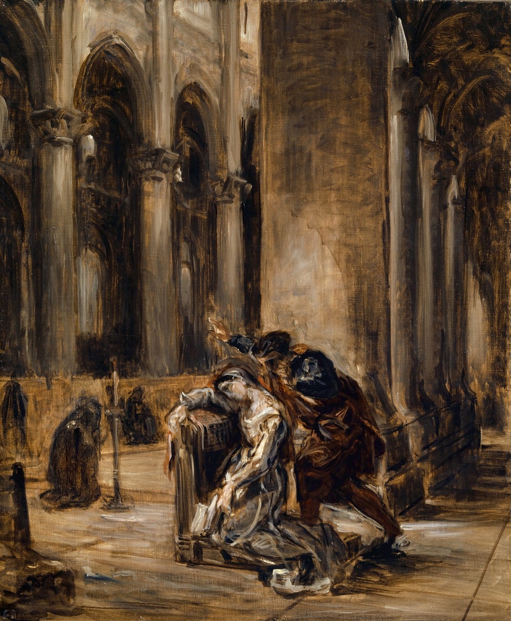Gretchen in the Church (Goethe, Faust Part I, scene in the cathedral)
