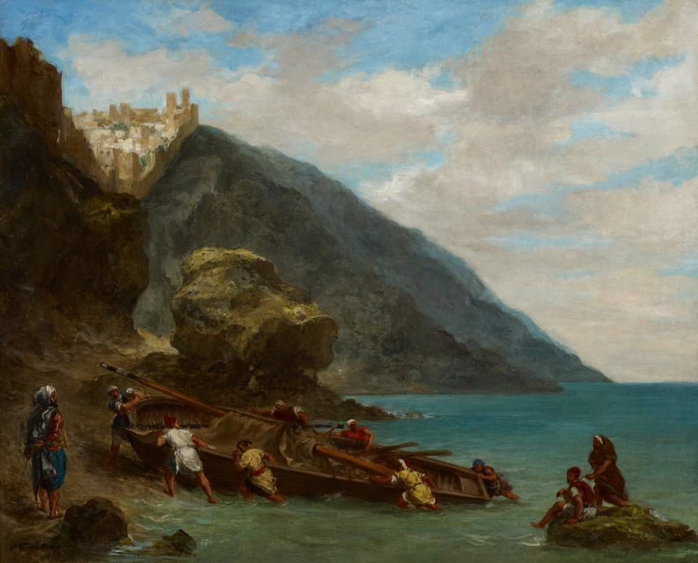 View of Tangier from the Seashore