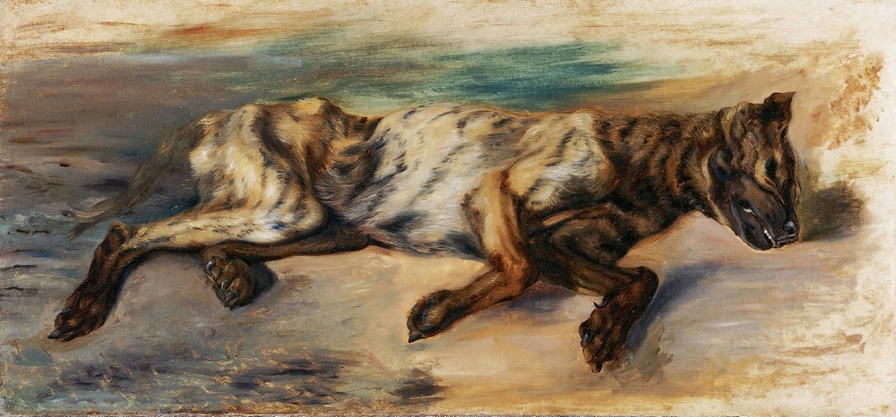 Etude d’apres un chien mort (ca. 1830)