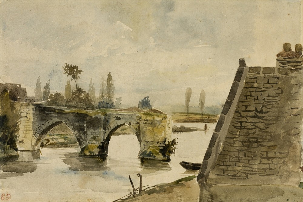 The Old Bridge at Nantes (c. 1827)