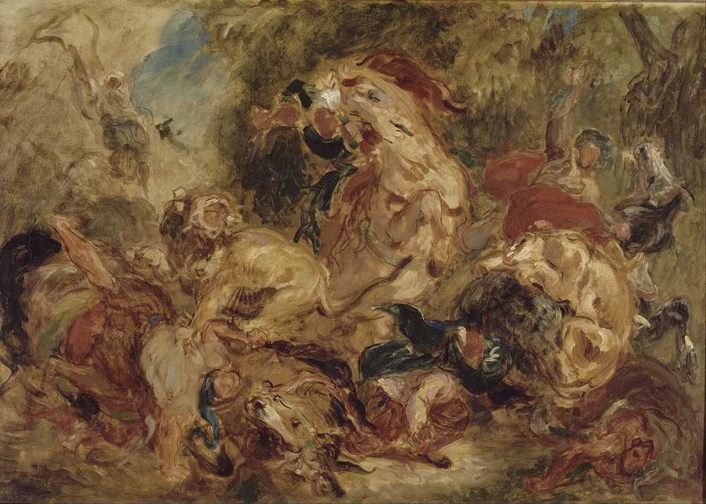 The Lion Hunt (circa 1854)