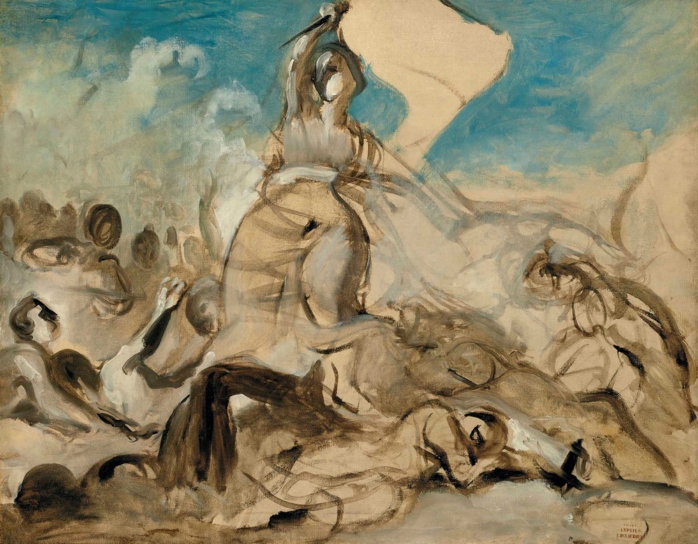 la liberté guidant le peuple (circa 1830)