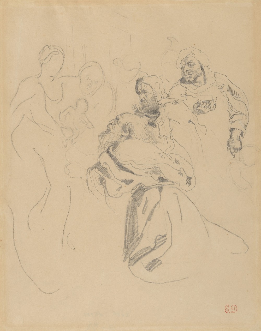 Adoration of the Magi, after Rubens (ca. 1830)
