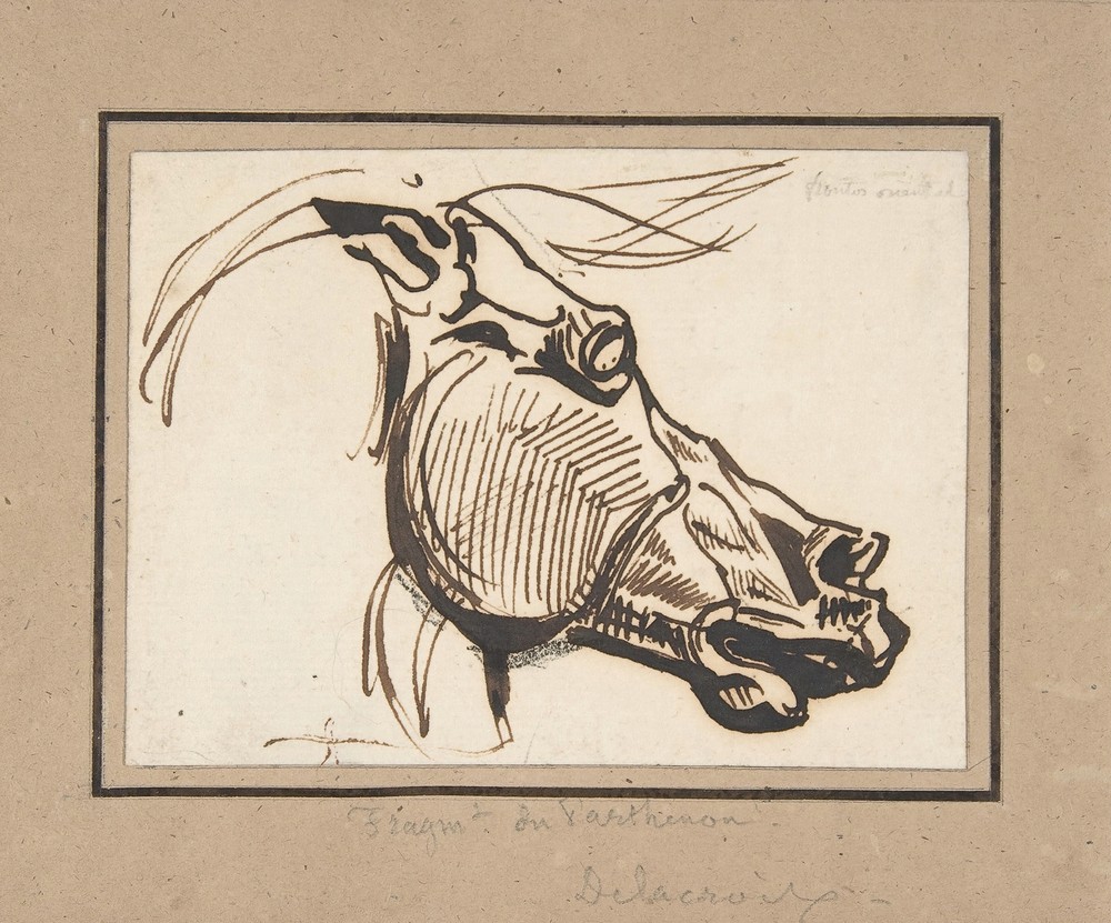 Head of a Horse, after the Parthenon (ca. 1825)