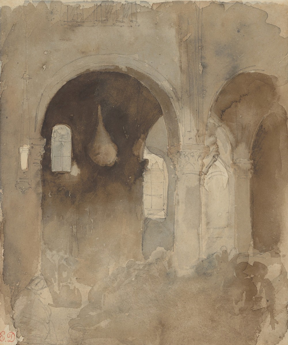 Interior of the Church of Valmont Abbey (1829–31)