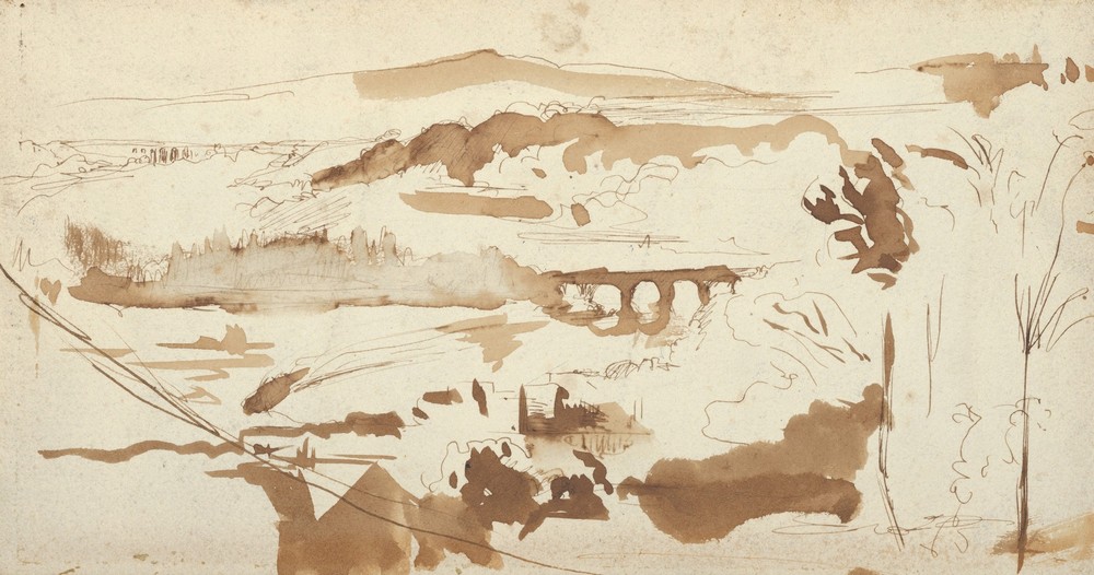 Landscape with an Aqueduct (ca. 1827)