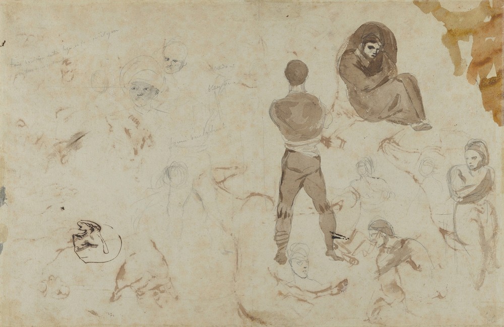 Studies of Heads and Figures (ca. 1822–27)