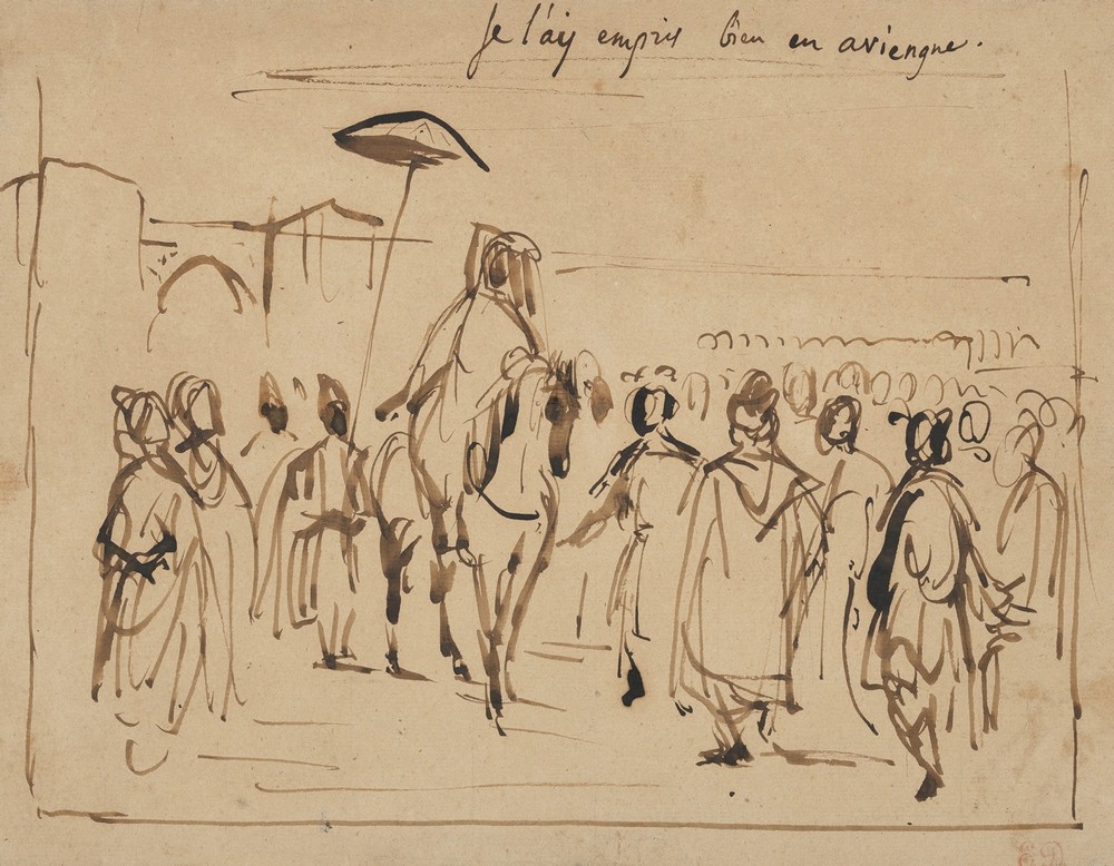 Study for ‘The Sultan of Morocco and His Entourage’ (1832–33)