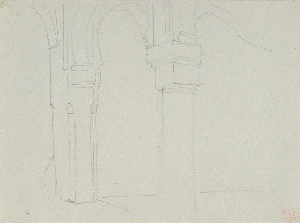 Study of a Moorish Arcade, Spain