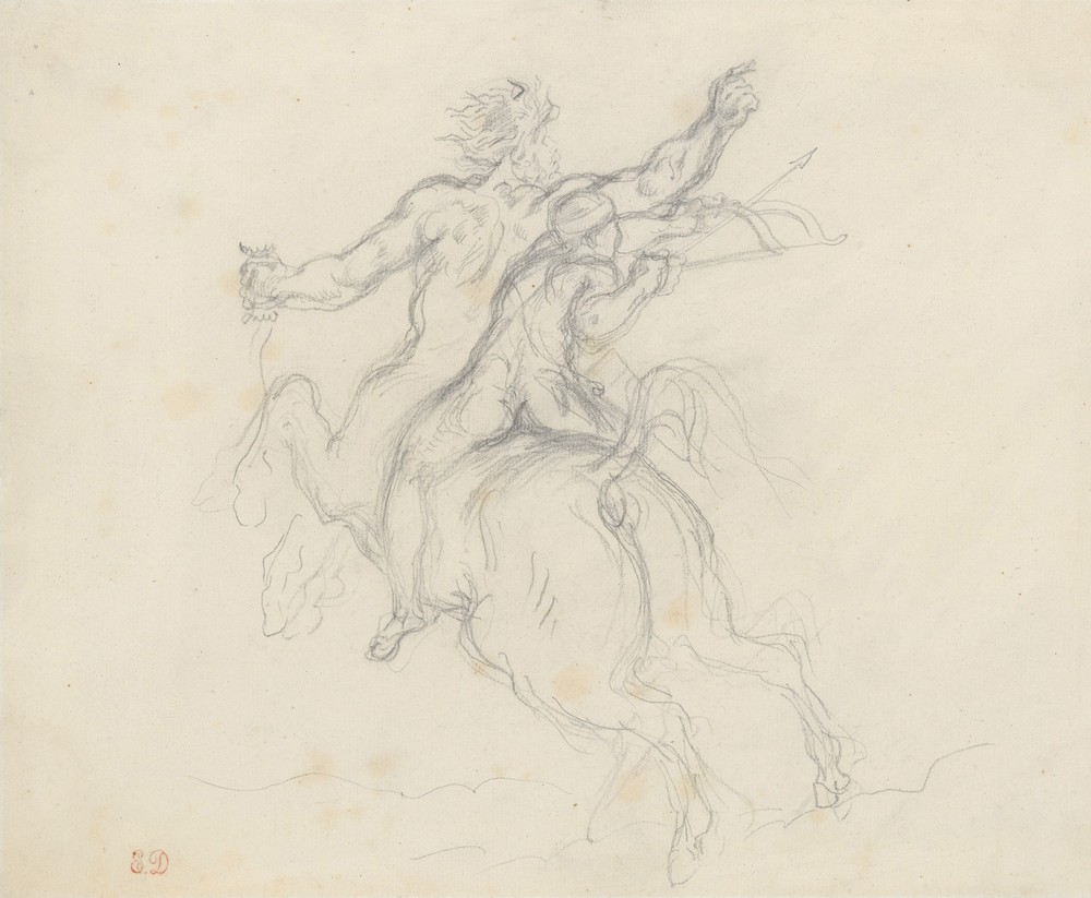The Education of Achilles (ca. 1844)