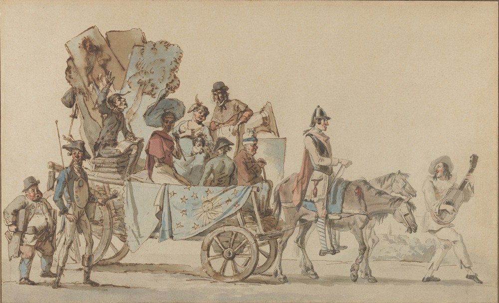 Theatrical Troupe on the Road