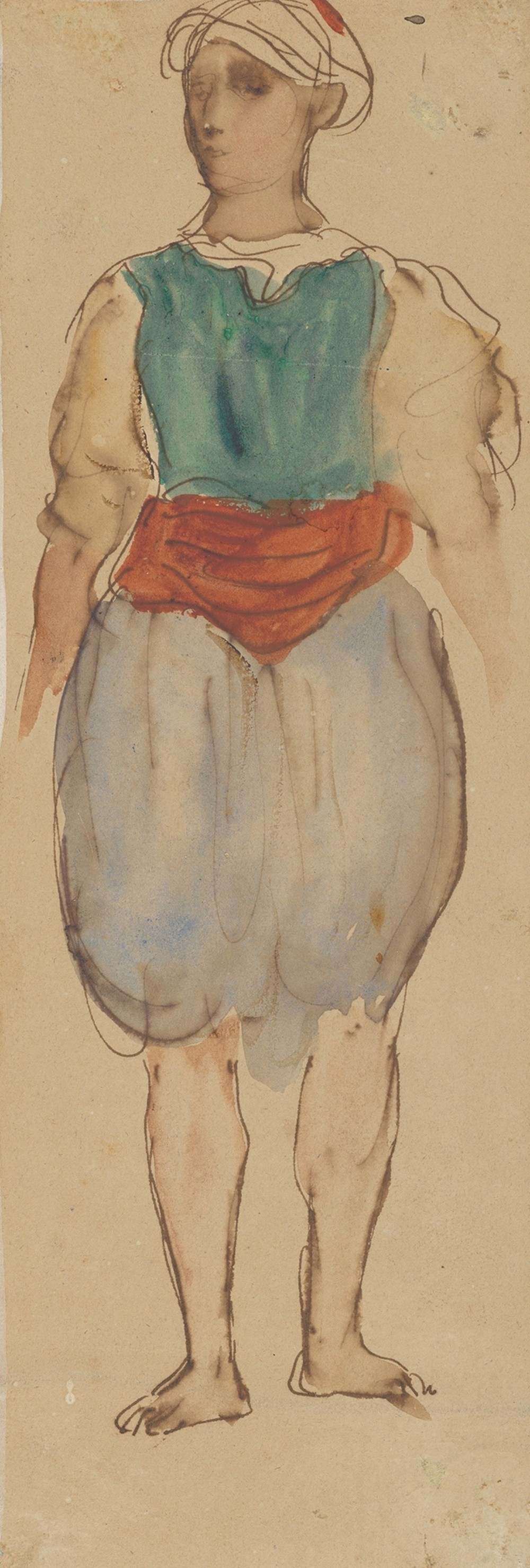 Young Moroccan, Standing