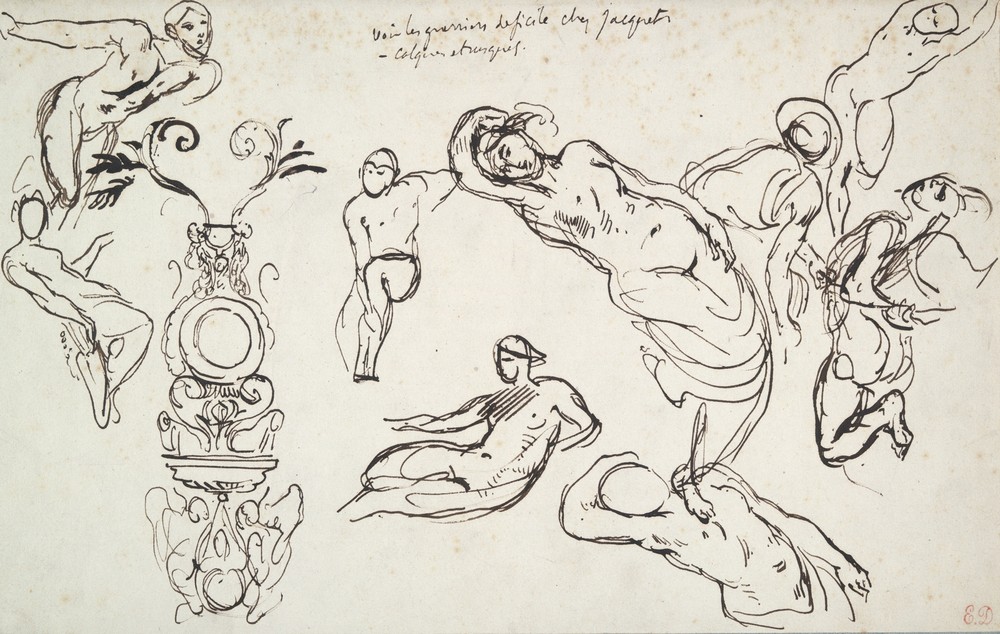 Studies of ‘Agriculture,’ Palais Bourbon, Paris (1833–35)