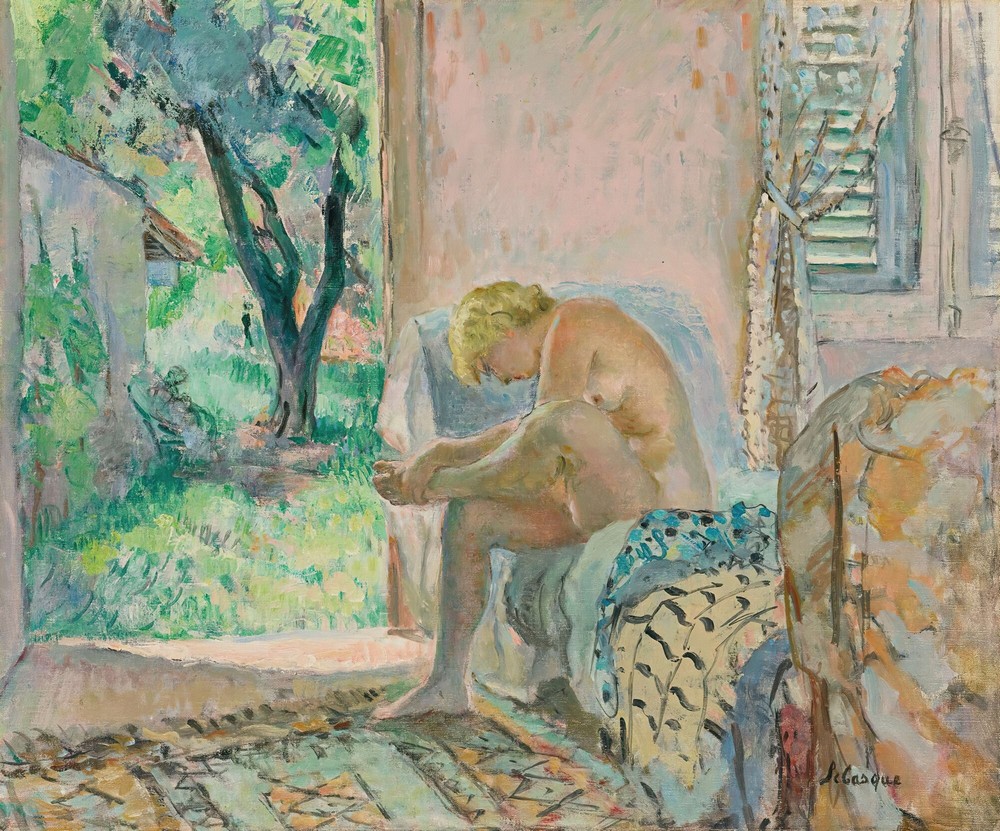 Nu Assis Sur Un Canapé Près De La Fenêtre (1934-35)