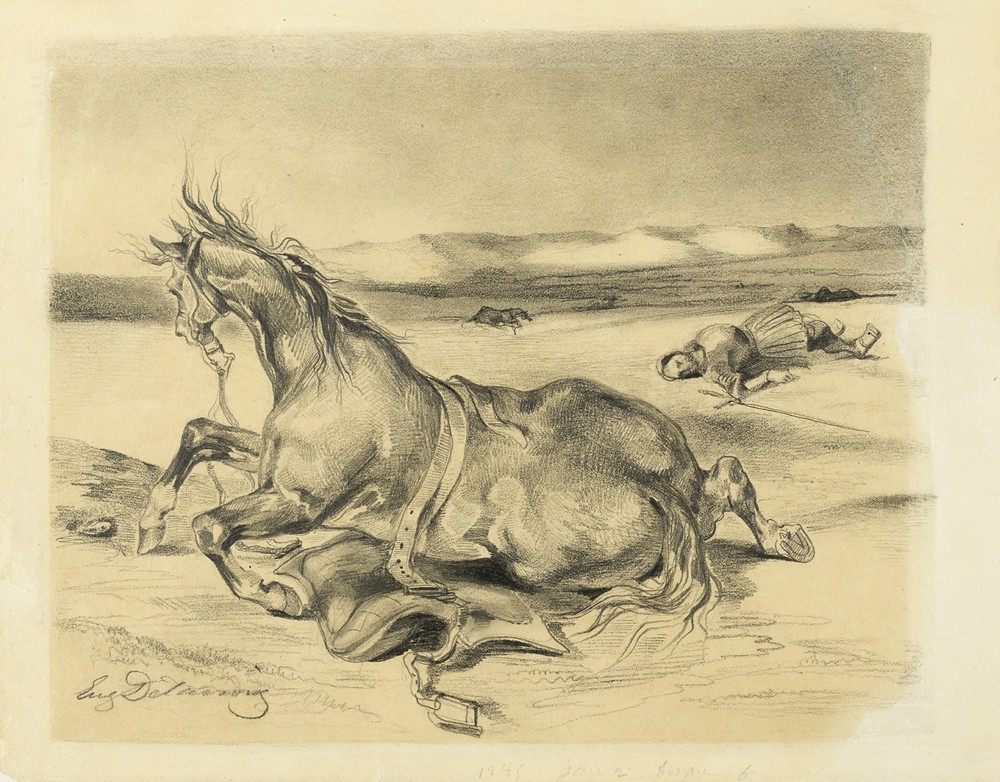 Fallen Horse and Dead Knight (c. 1827–1829)