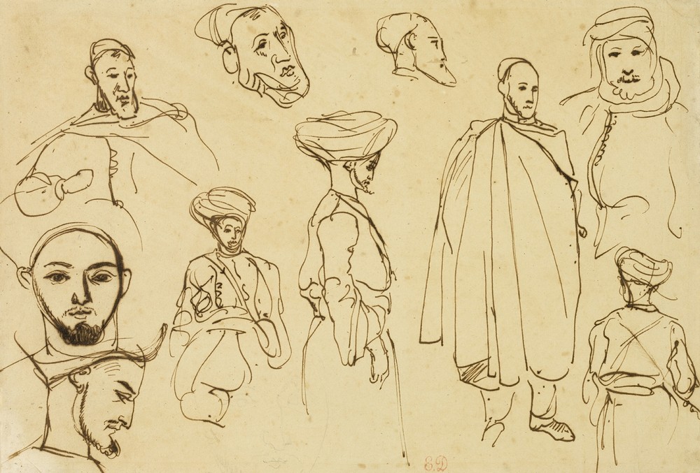 Sketches of Algerian Men (c. 1832)