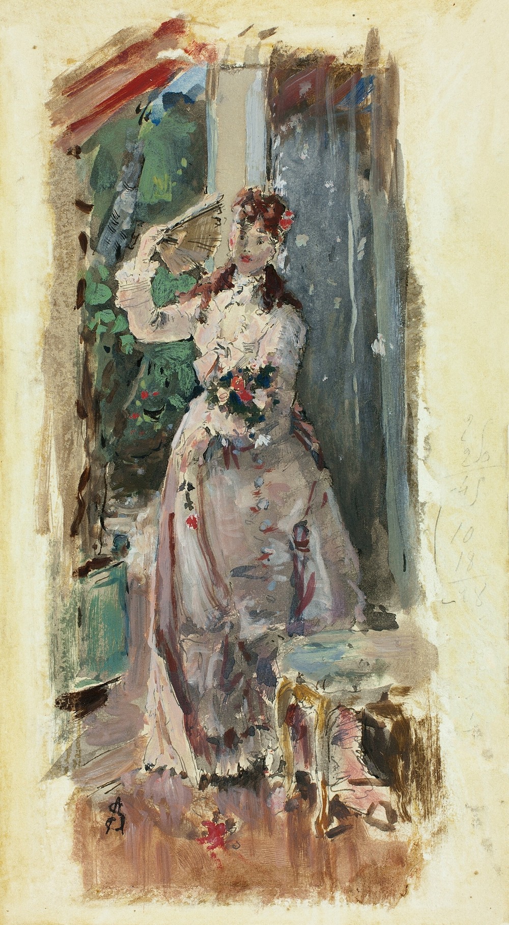 The Corner of the Balcony (c. 1877)