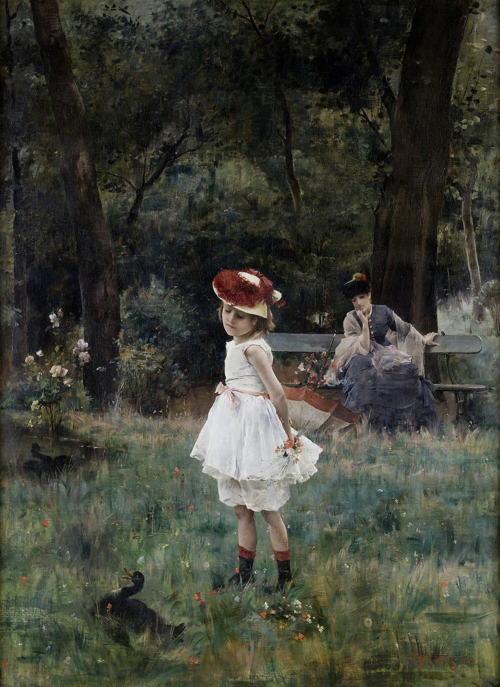 La Fillette Aux Canards