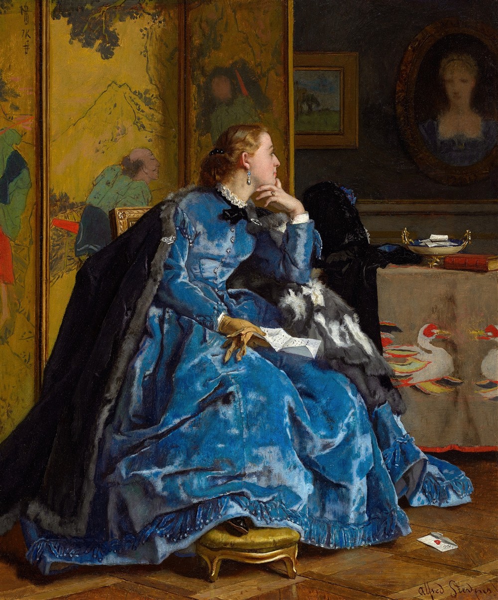 A Duchess (The Blue Dress) (c. 1866)
