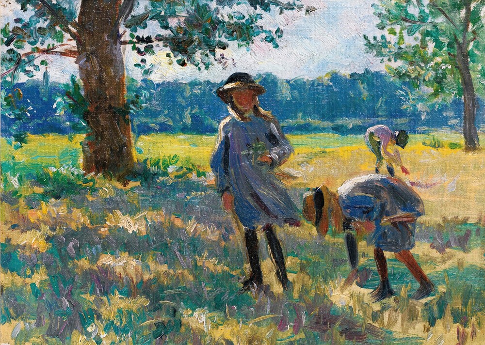 La Cueillette Des Fleurs (circa 1900)