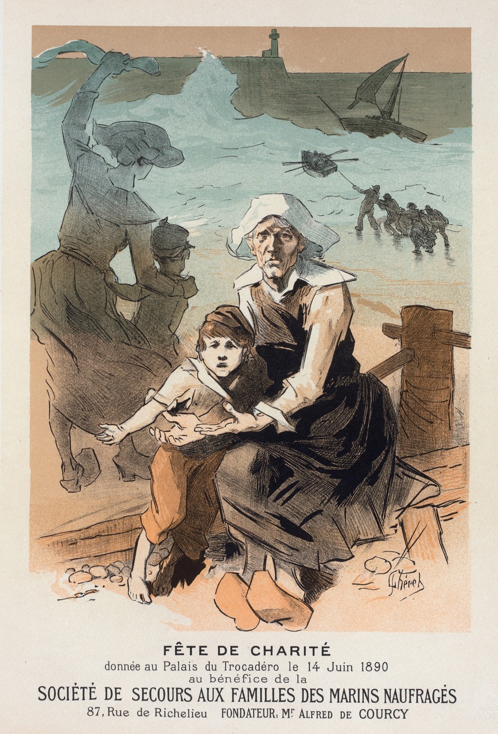 Fête de charité au bénéfice de la ‘Société de Secours aux Familles des Marins naufragés’