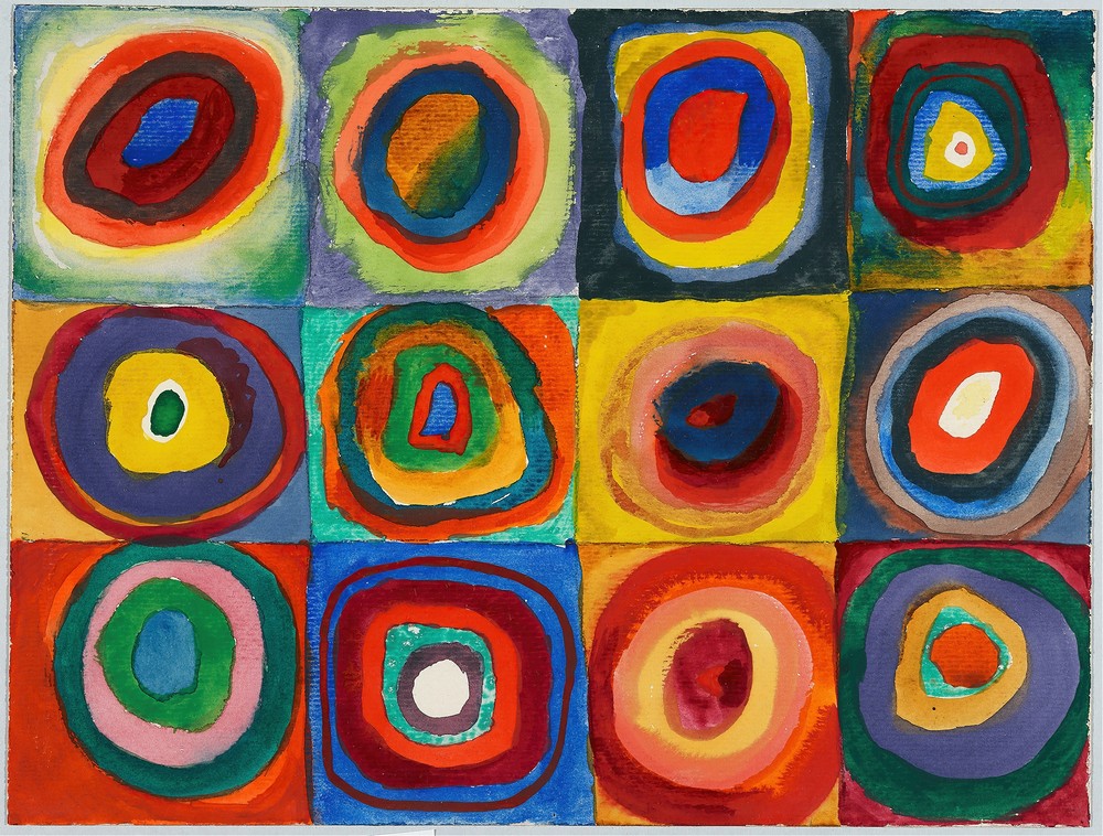 Quadrate mit konzentrischen Ringen