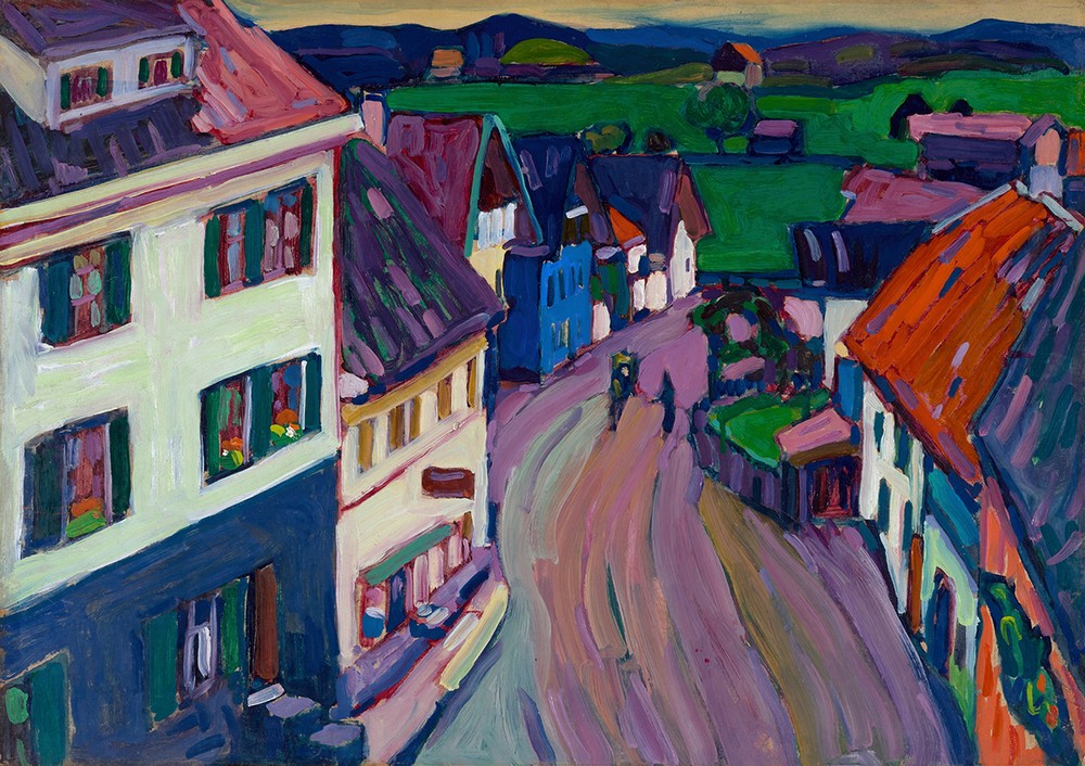 Murnau – View from the window of the Griesbräu