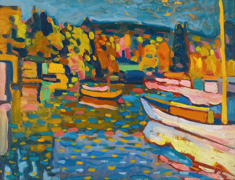 Study For Autumn Landscape With Boats