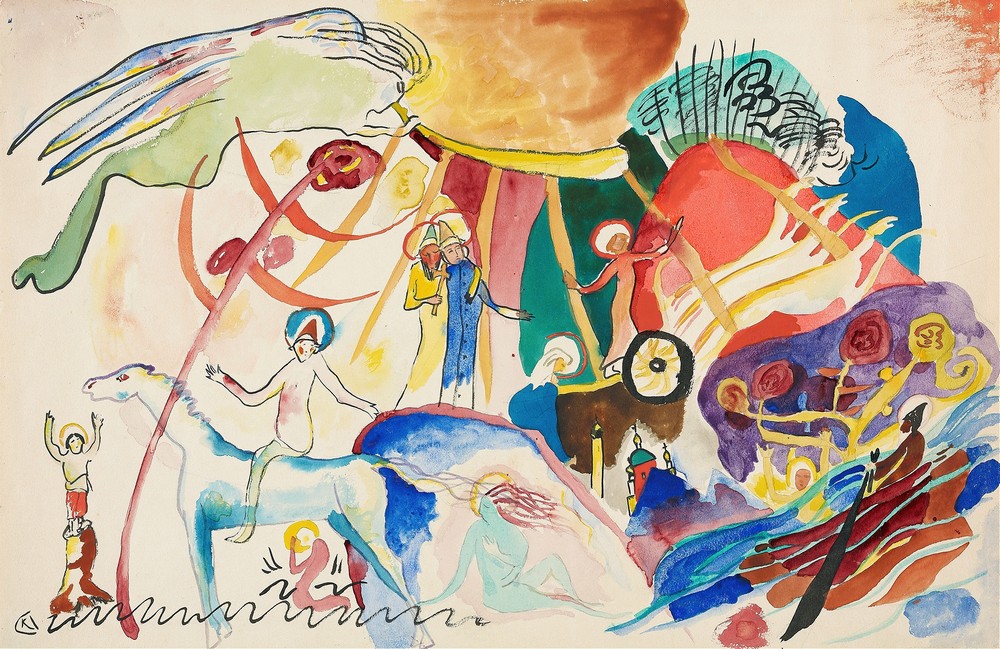 Entwurf zu ‘Allerheiligen II (Komposition mit Heiligen)’