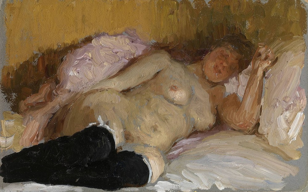The Artist’s Wife Natalia Nordman Sleeping