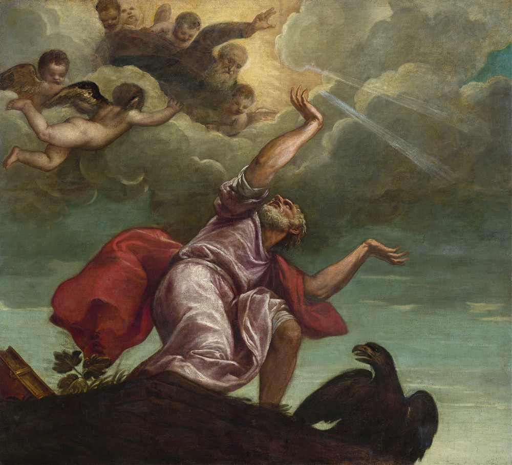 Saint John the Evangelist on Patmos (c. 1553-1555)