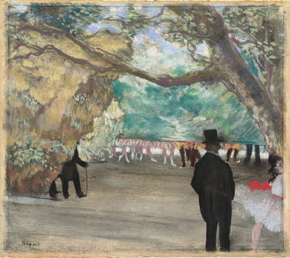 The Curtain (c. 1880)