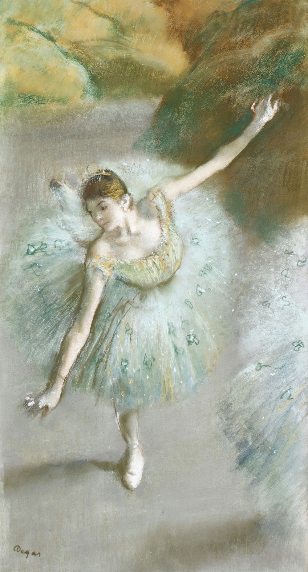 Dancer in Green (ca. 1883)