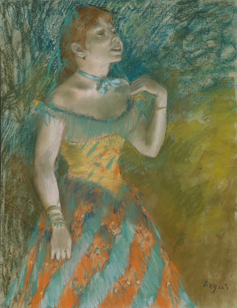 The Singer in Green (ca. 1884)