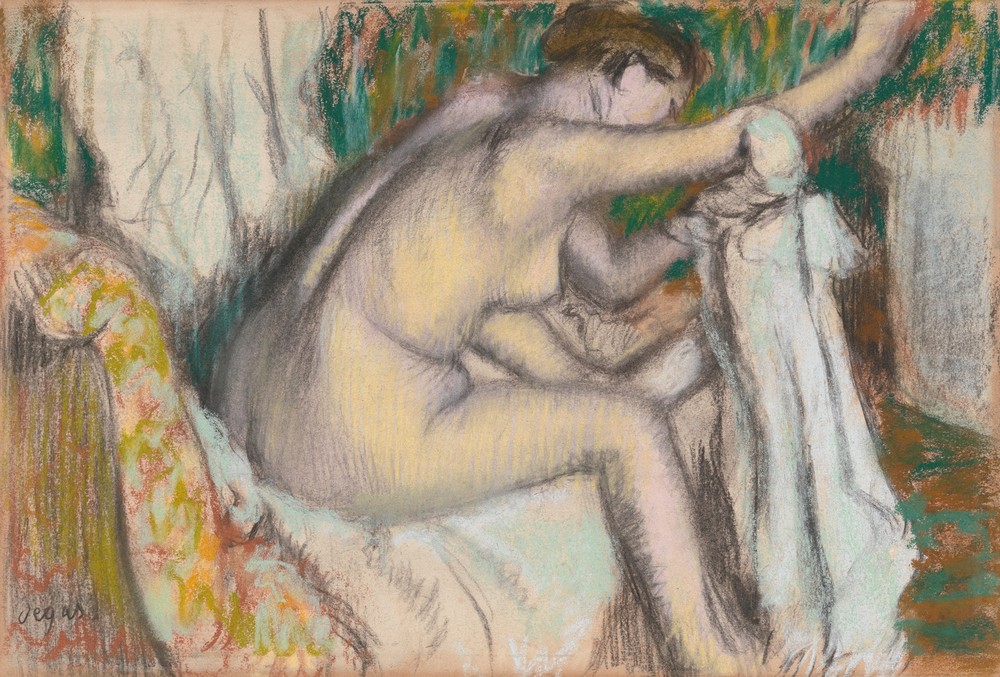 Woman Drying Her Arm (late 1880s–early 1890s)