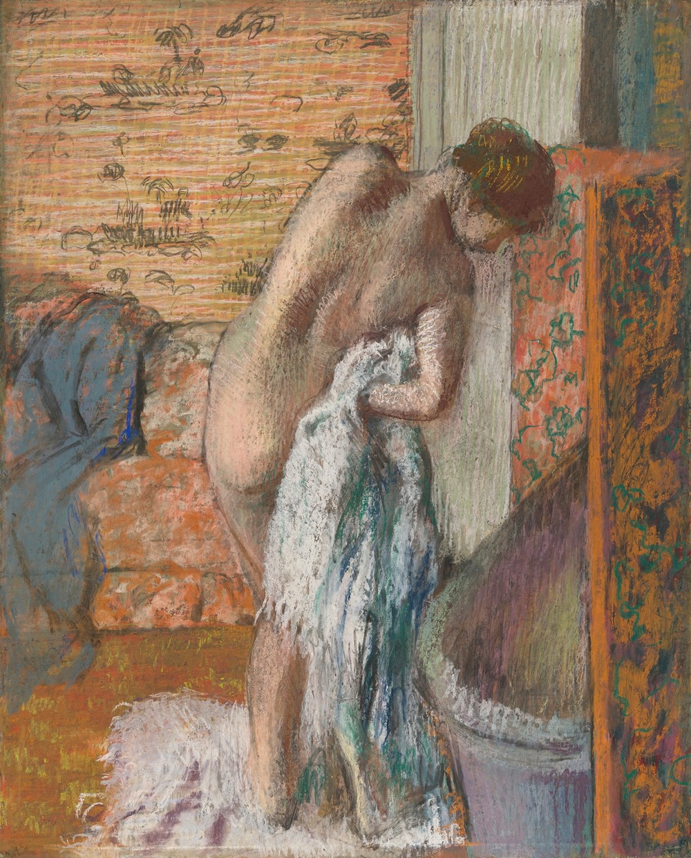 Après le bain (Femme s’essuyant) (about 1896)