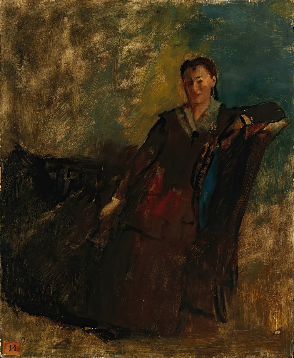 Femme assise sur un canapé (1868-72)