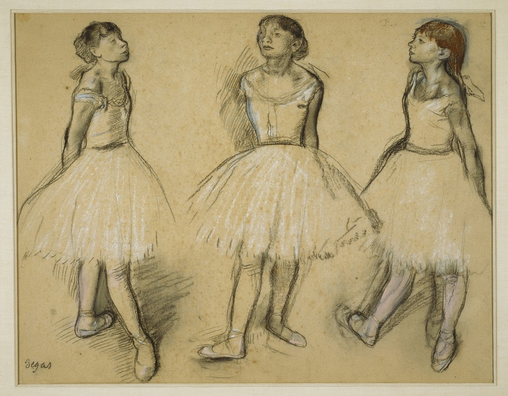 Three Studies of a Dancer in Fourth Position (1879-80)