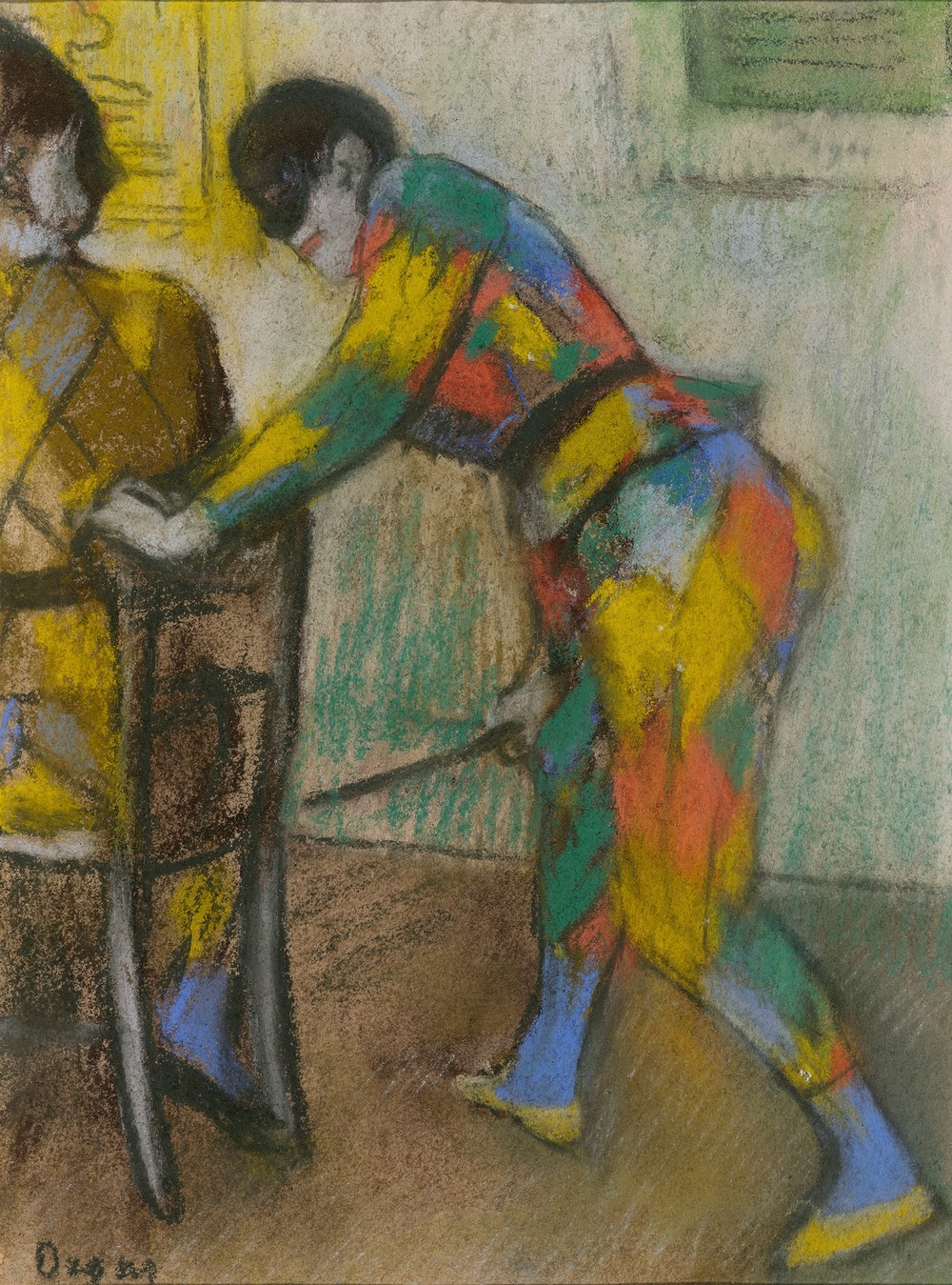 Two Harlequins (c.1885)