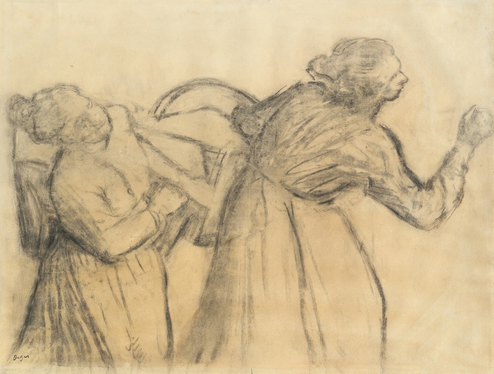 Laundress Carrying Linen (c. 1885-1895)