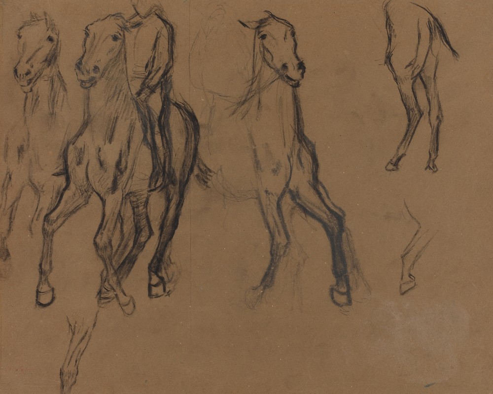 Study of Horses (c. 1886)