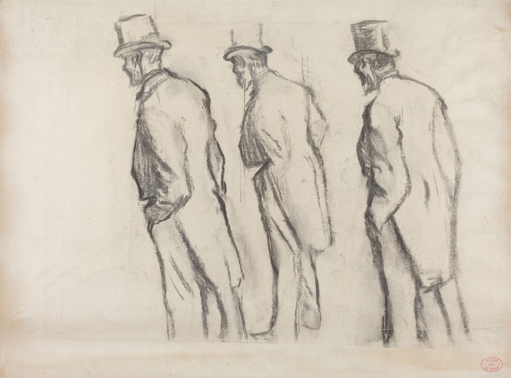 Three Studies of Ludovic Halévy Standing II (c. 1880)