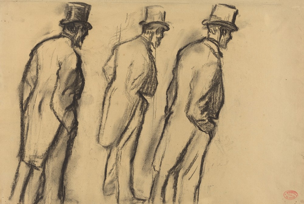 Three Studies of Ludovic Halévy Standing (c. 1880)