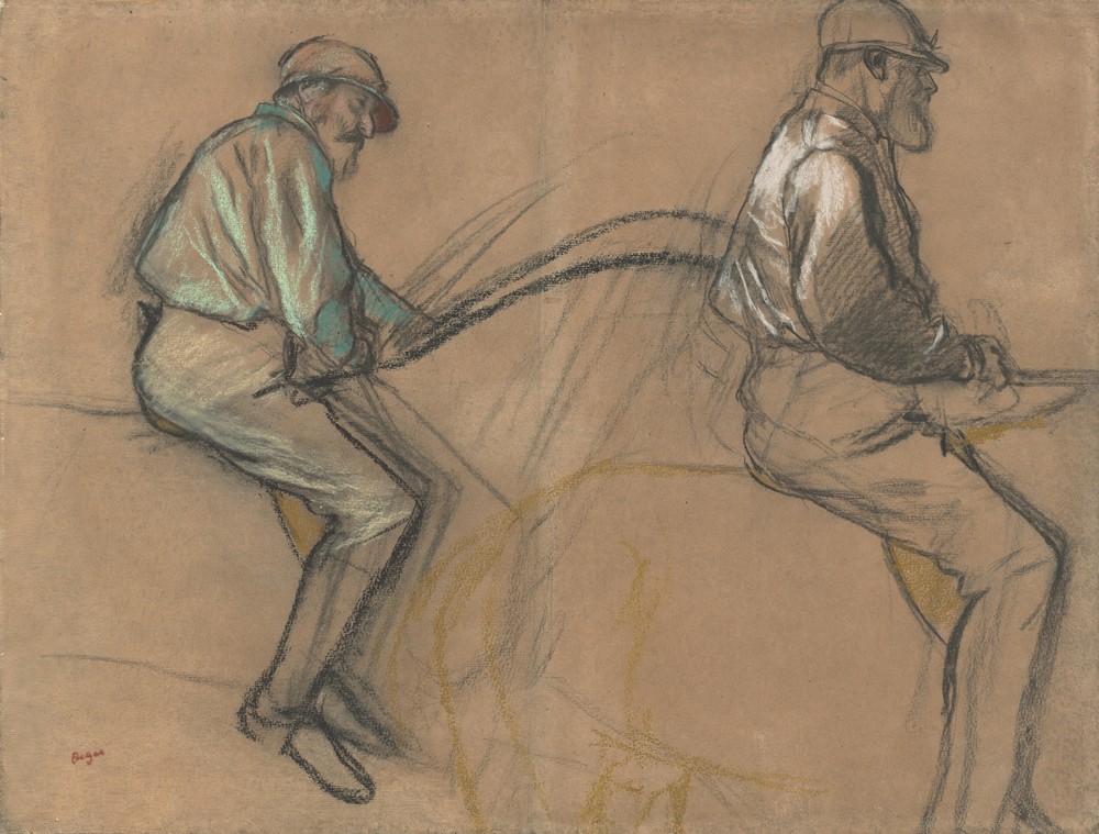 Two Studies of a Jockey (c. 1884)