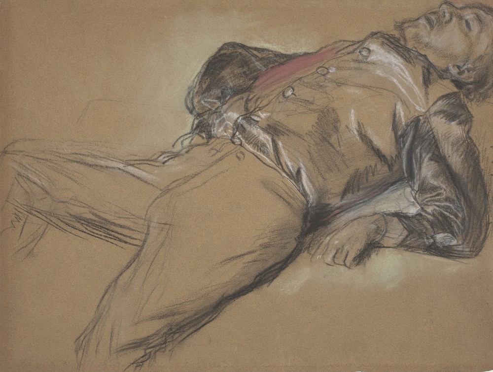 Fallen Jockey (study for ‘Scene from the Steeplechase – The Fallen Jockey’) (c. 1866)