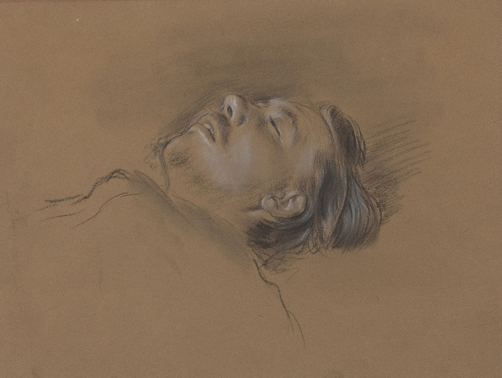 Head of the Fallen Jockey (study for ‘Scene from the Steeplechase – The Fallen Jockey’) (c. 1866)