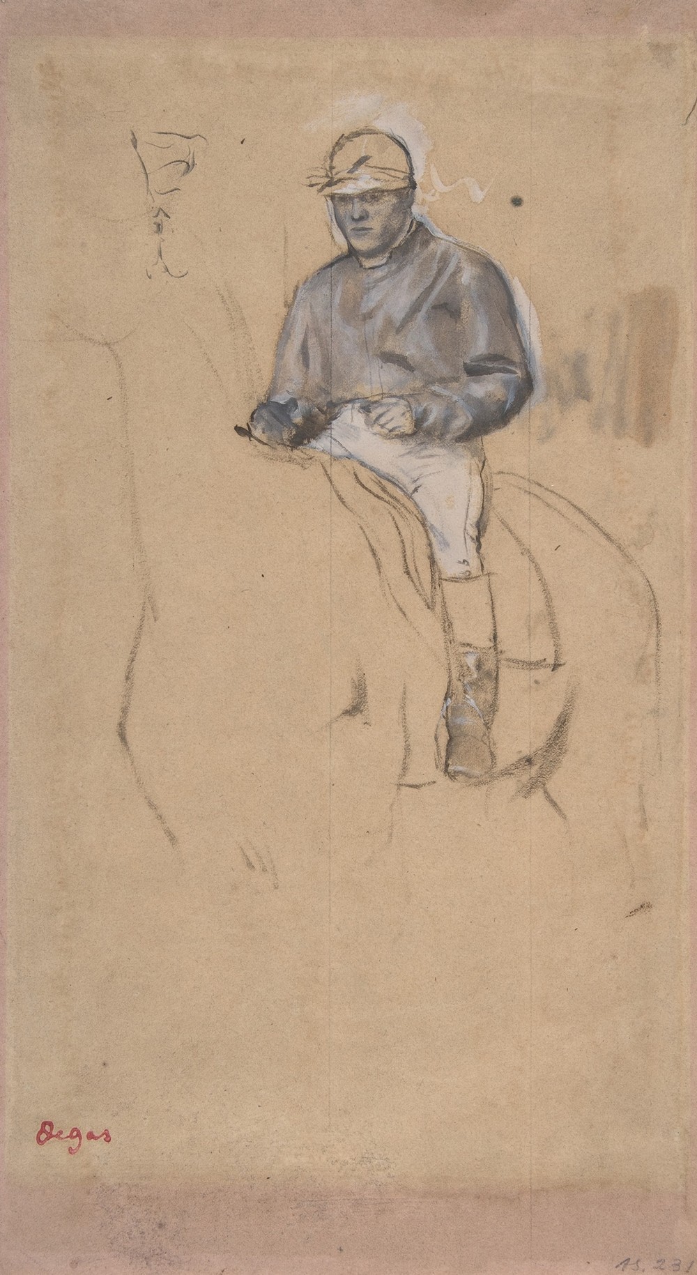 A Jockey on His Horse (ca. 1868–70)