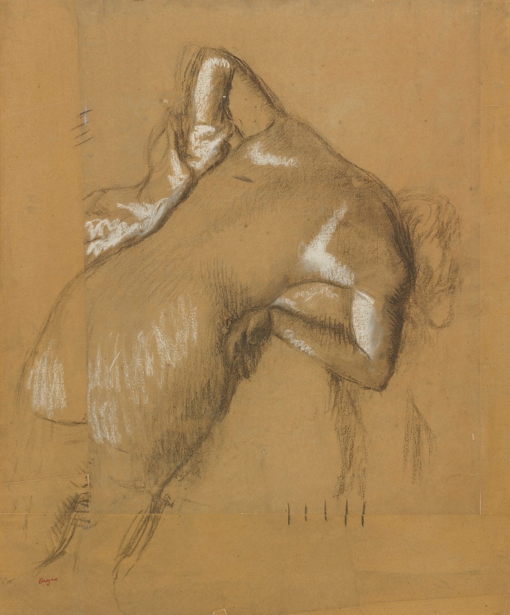Femme Nue Debout, s’essuyant (circa 1895)