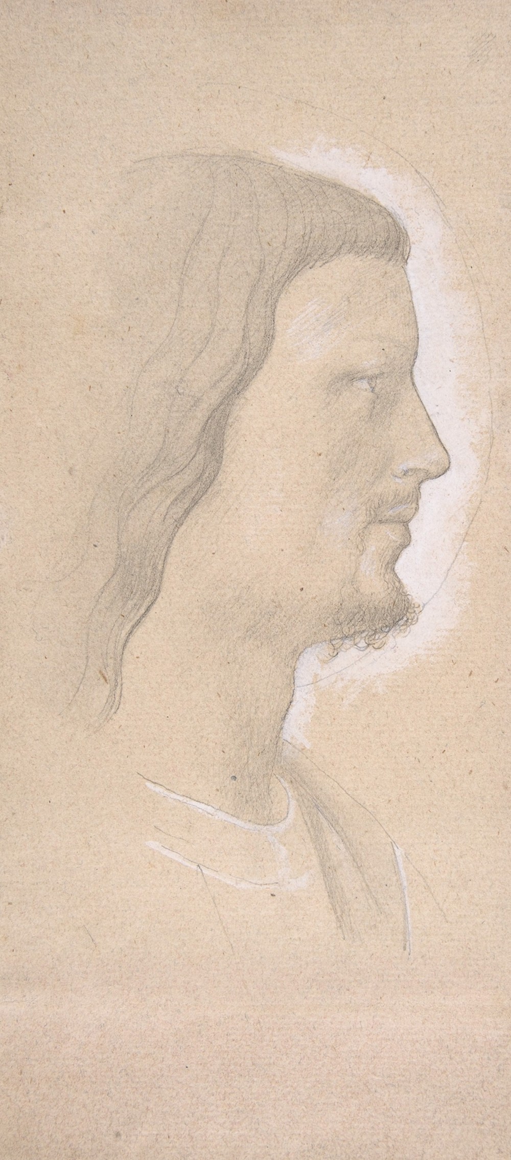 Head of a Saint (profile to the right), after Fra Angelico
