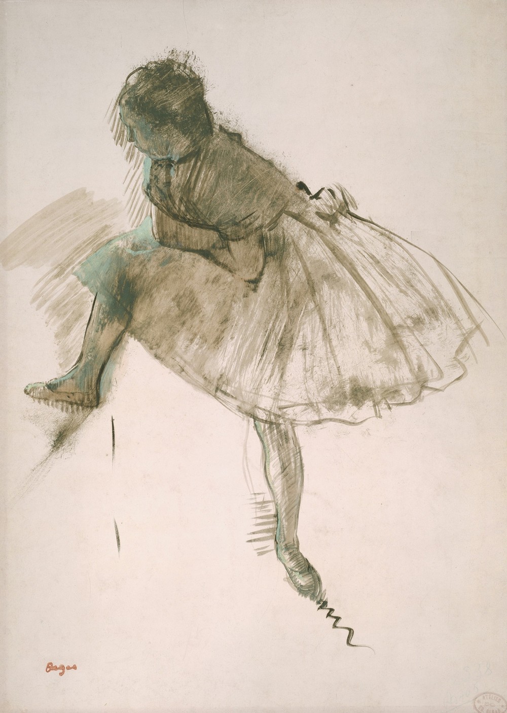Study of a Ballet Dancer (ca. 1873)